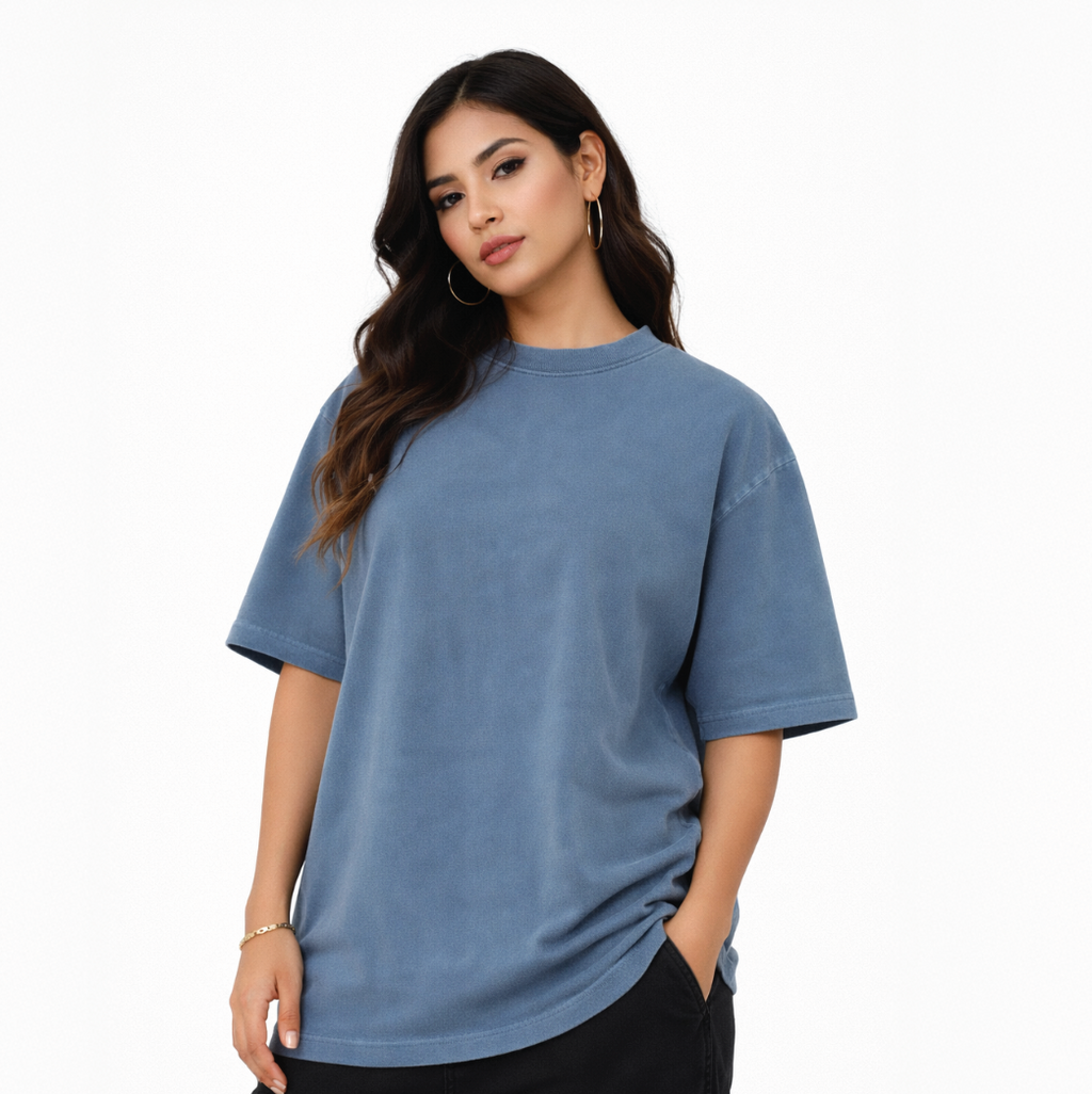 Vintage Washed Oversized Cotton T-Shirt